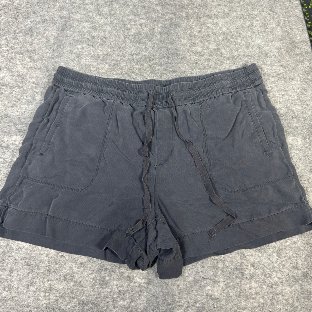 LOFT Womens Gray 100% Lyocell Elastic Drawstring Pull On Casual Shorts Size L